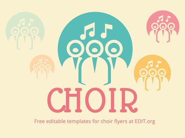 Choir Poster Templates to Edit Online