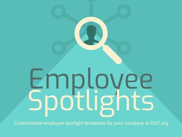 Customizable Employee Spotlight Templates